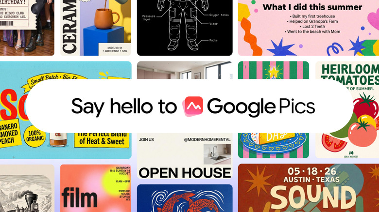 A showcase of some of the images you can generate through Google Pics.