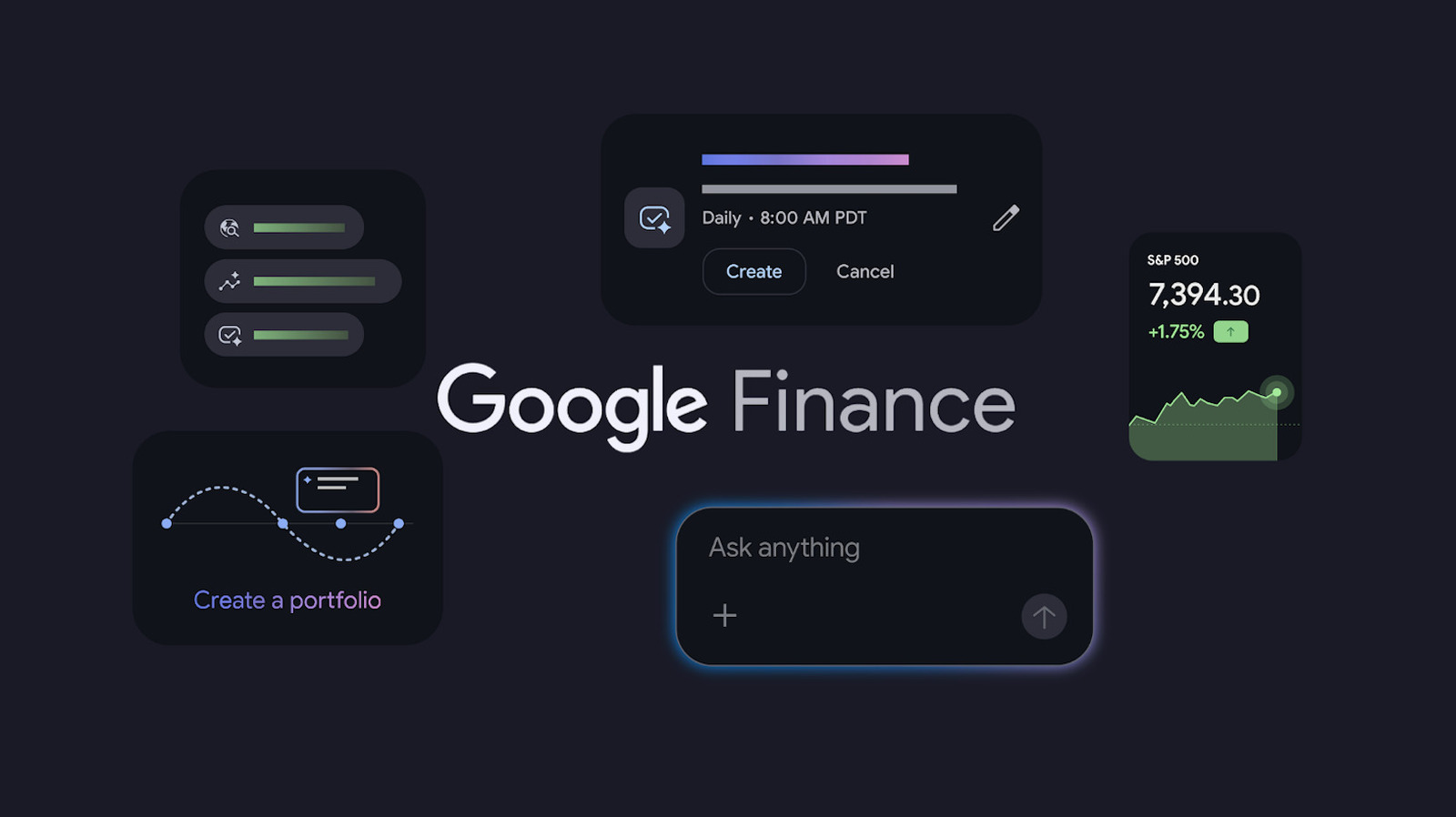 Google Finance is now available as a standalone Android app