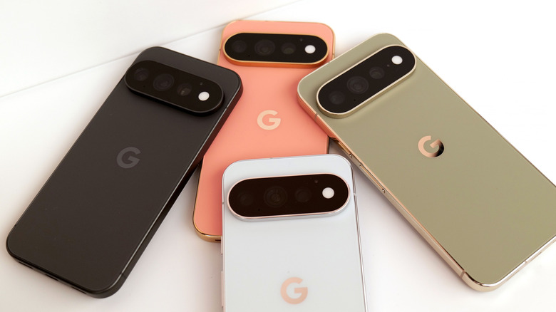 All the colors of the Pixel 11 Pro line.