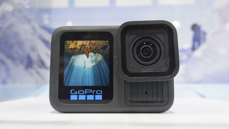 A GoPro camera.