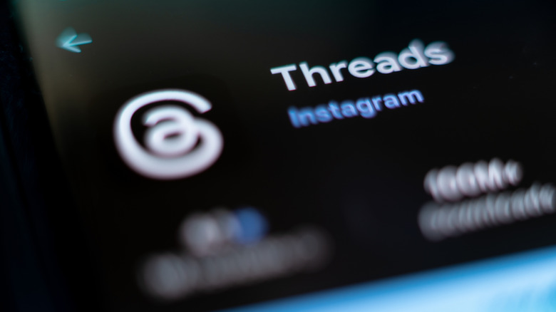 The Threads app on a phone.