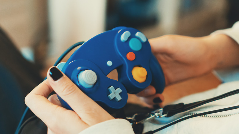 Image of GameCube controller.