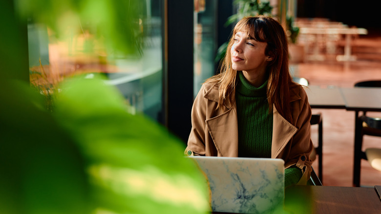 Image of woman using laptop.