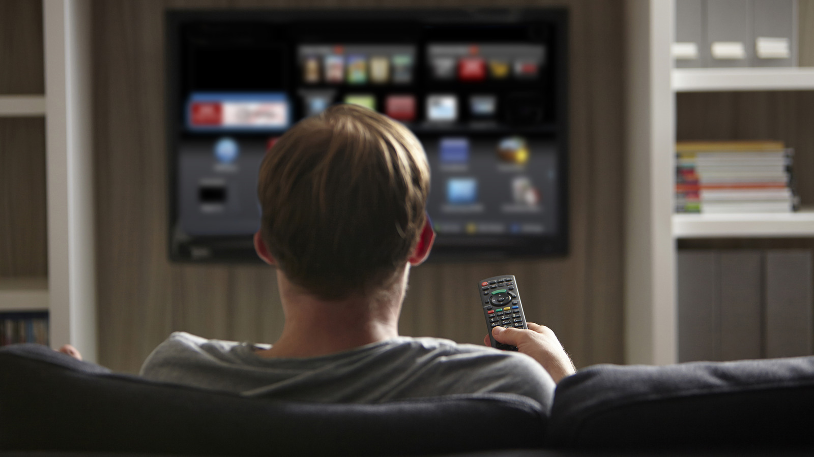 How much storage does a smart TV typically have?