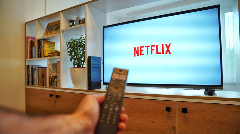 Netflix starting on smart TV.