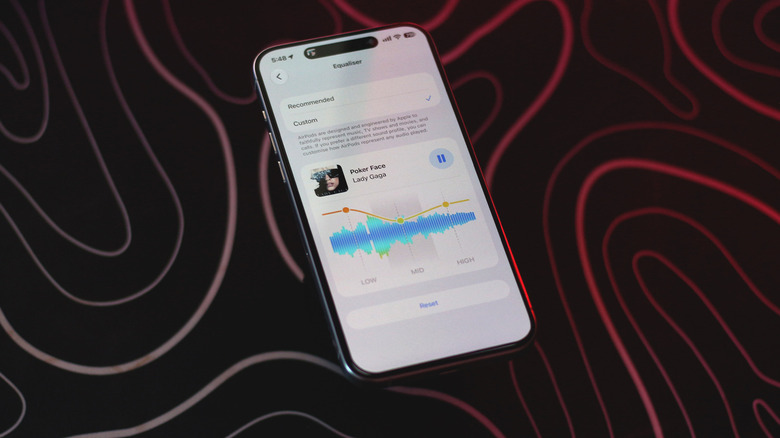 Custom EQ settings in iOS 27.