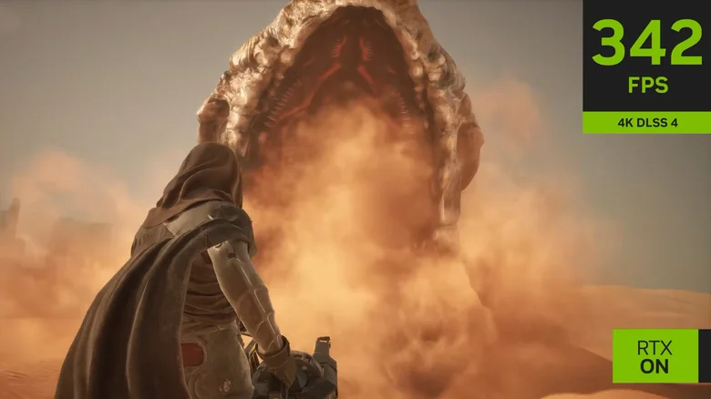 DLSS 4.5 in Dune Awakening.