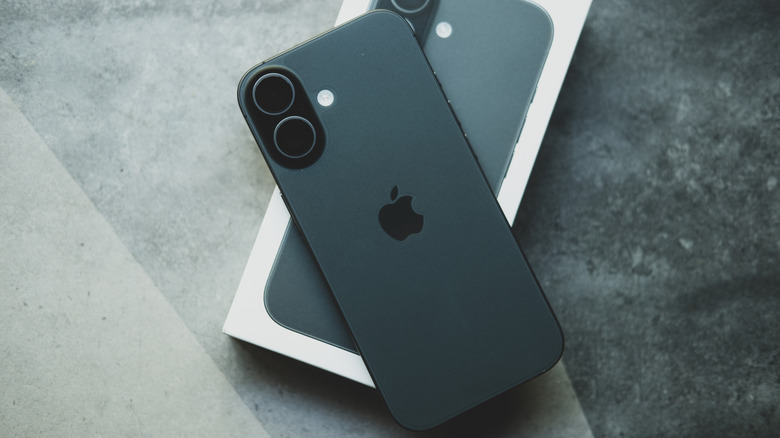 Image of iPhone screen down.