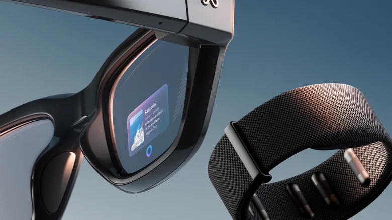Meta Display glasses.