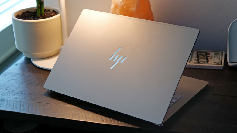 The OmniBook Ultra 14 features a forge stamped aluminum chassis.
