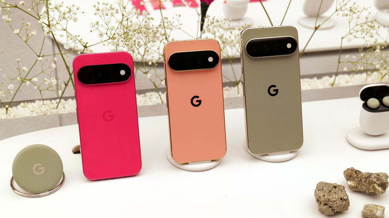The Google Pixel 11, 11 Pro and 11 Pro XL phones.