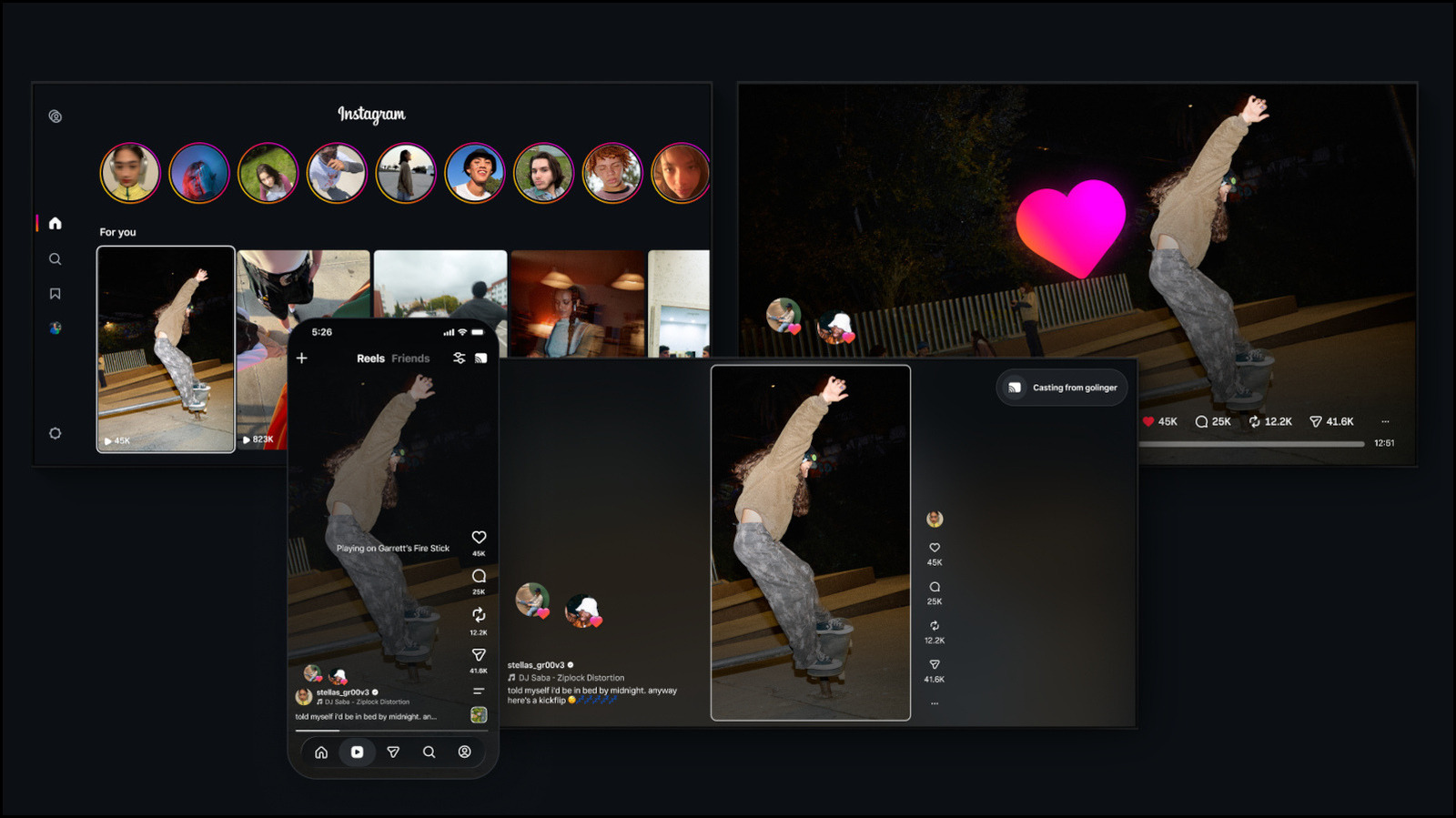 Instagram for TV is now available on Samsung TVs in the US