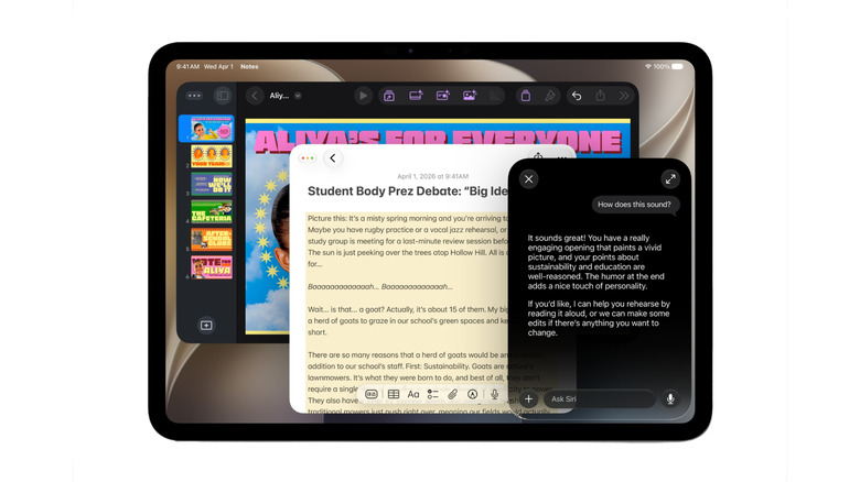 iPadOS 27 running on an iPad.