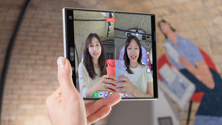 Camera use on Samsung Galaxy Z Fold 8