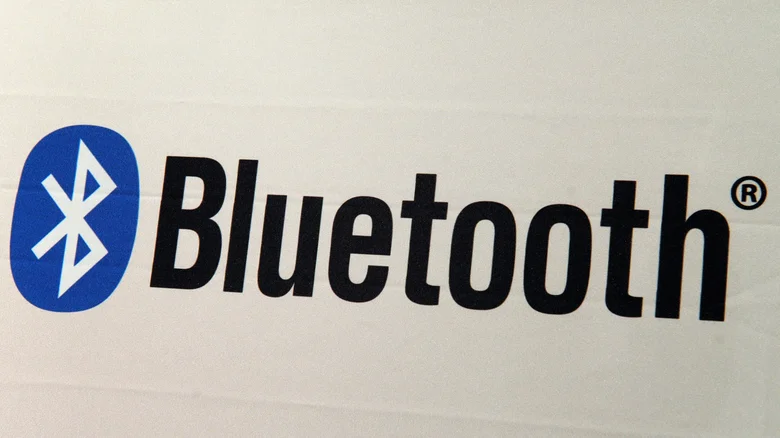 Bluetooth logo text.