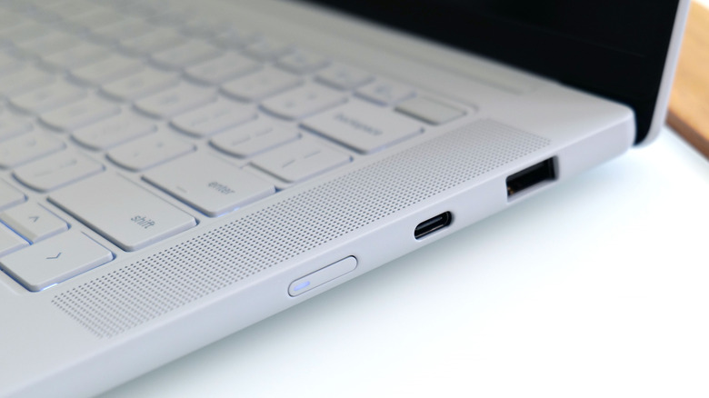 The Googlebook 15 has a solid selection of ports including 2x USB-C, 1x USB-A, HDMI and 3.5mm audio.