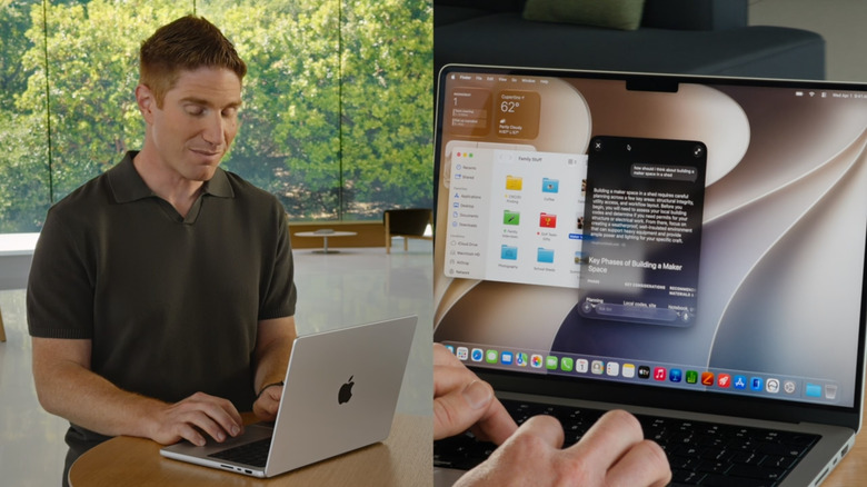 Siri AI on macOS Golden Gate.