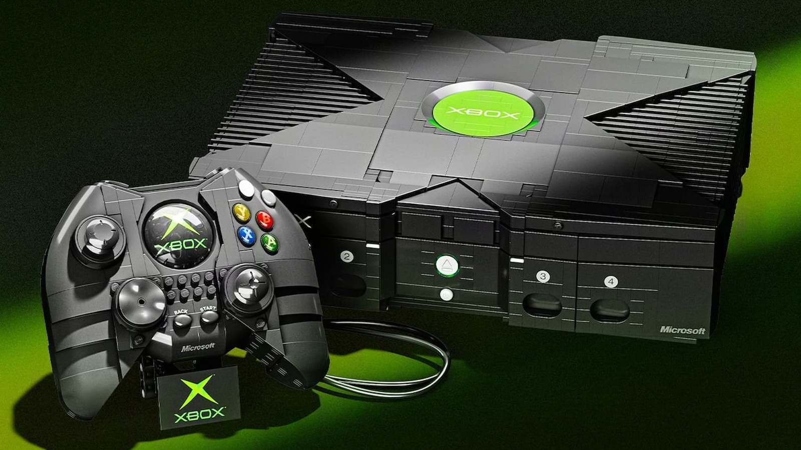 Mattel is releasing a full-scale building brick set of the original Xbox