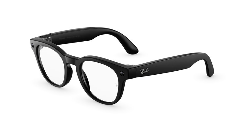 Meta Ray-Ban glasses against a white background