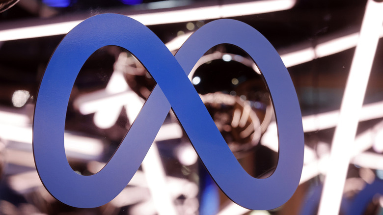 The Meta logo.