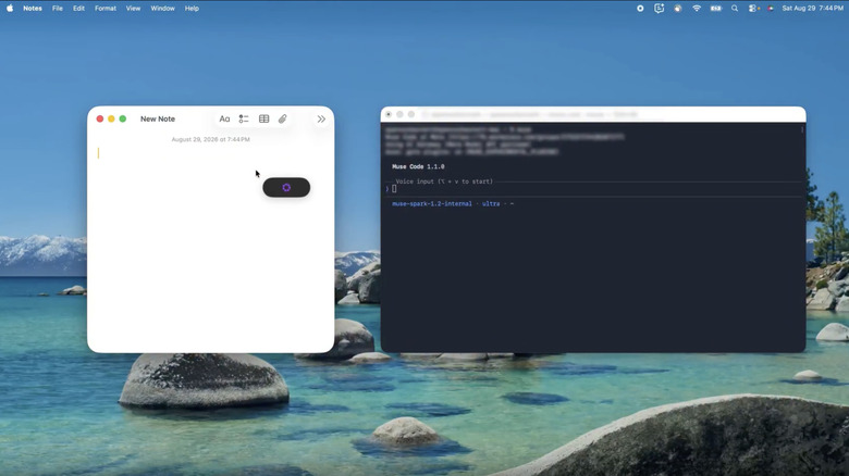 Meta's new audio model powers dictation on its Mac app.