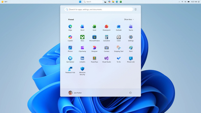 A screenshot of Windows 11's screen.