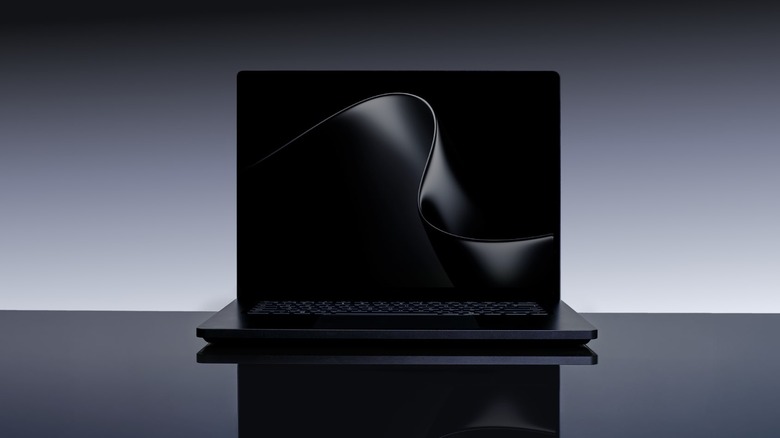 The Surface Laptop Ultra sitting on a table.