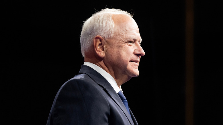 Photo showing Minnesota Governor Tim Walz in profile