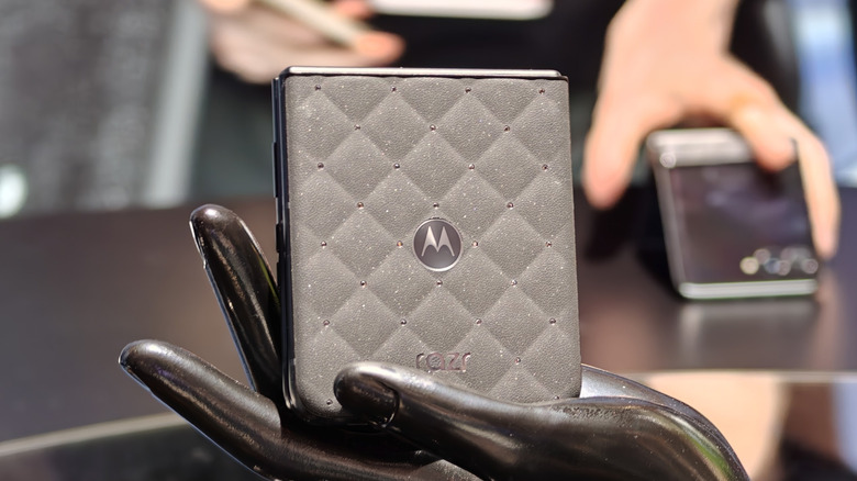 Motorola's crystallized flip phone.