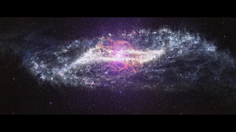 A photo of a galaxy