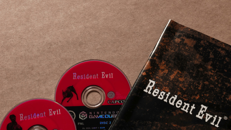 Resident Evil 2002 GameCube Remake disc and box