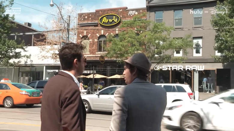 Matt and Jay stare longingly at The Rivoli.