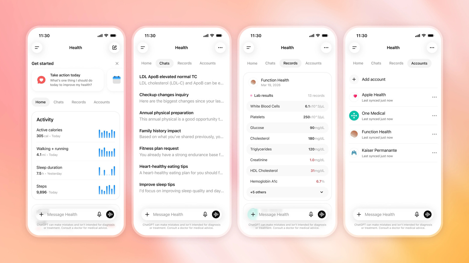 OpenAI once again makes the case for giving ChatGPT your health records