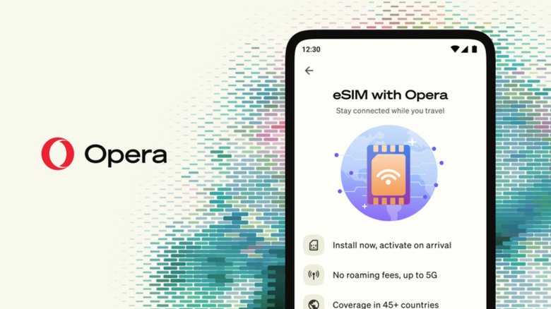 Marketing copy for the new eSIM showing a smartphone.