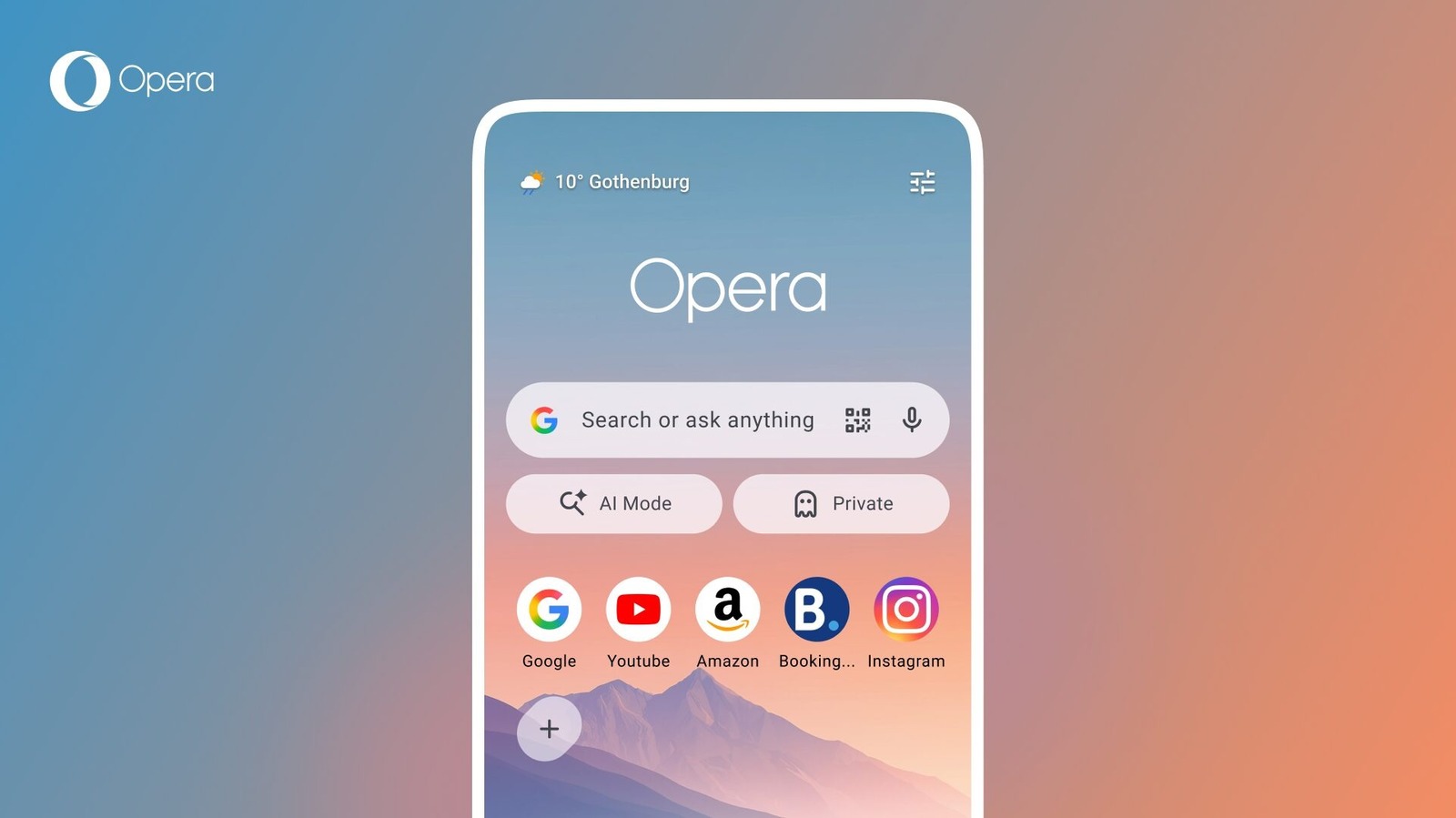 Opera's latest Android update includes a soccer hub and a refreshed start page
