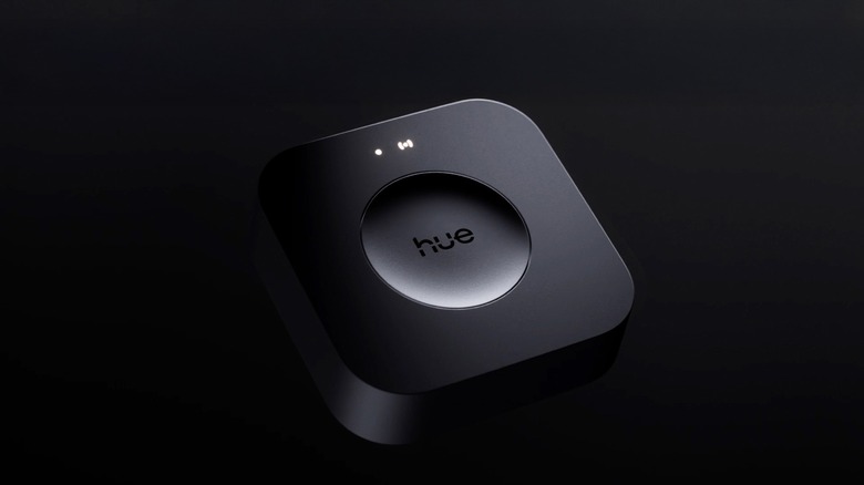 Philips Hue Bridge Pro in black.