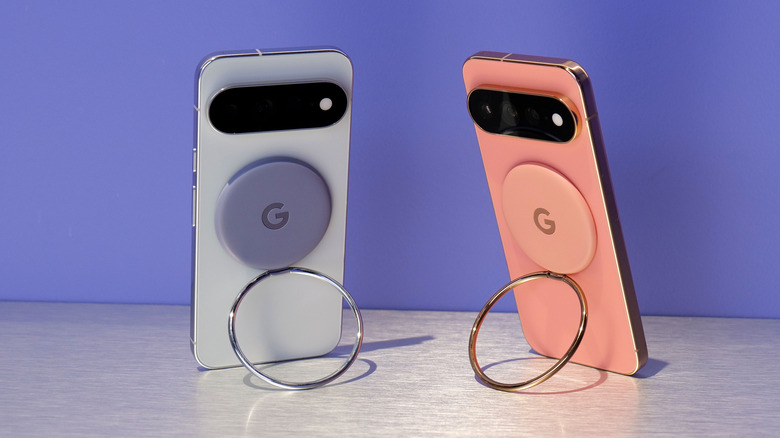 The back of Google's new Pixel 11 Pro phone.
