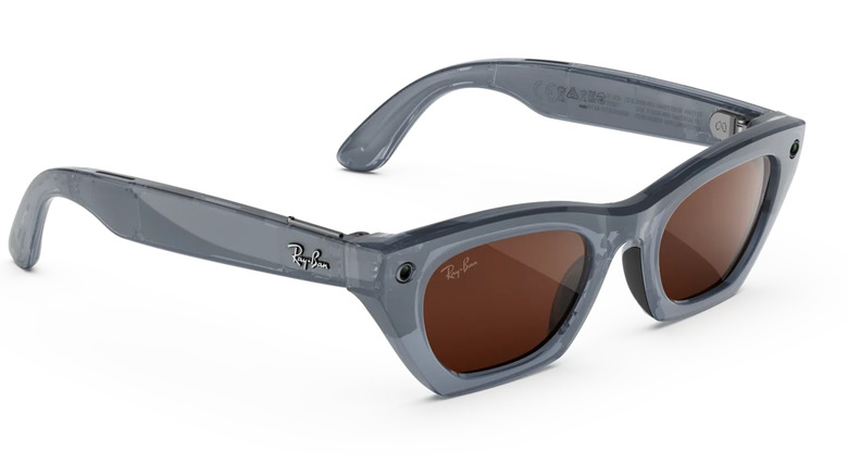 Ray-Ban Meta Gen 3 Zena glasses in lilac with copper lenses.