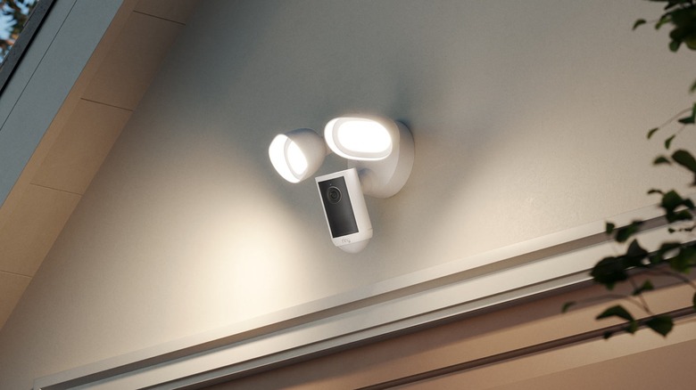 Promotional image of the Ring Floodlight Cam 4K.