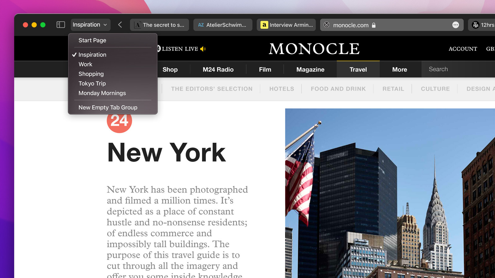 Safari's latest trick could be automatically organizing your tabs into groups