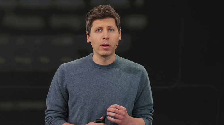 A man with a mic.