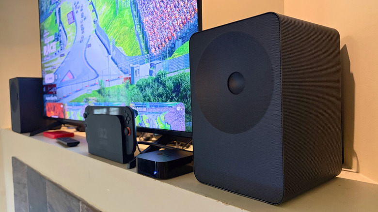 Two Studio 7s as TV speakers.