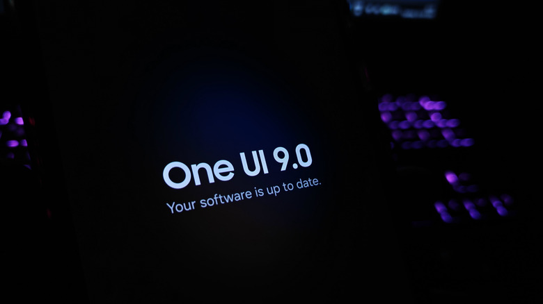 Phone screen showing One UI 9.0.