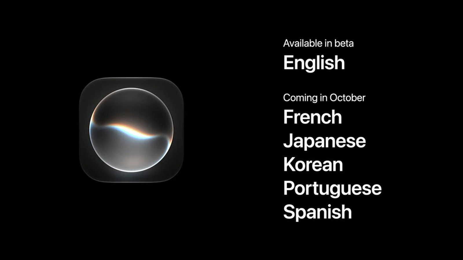 Siri AI will be available in French, Japanese, Korean, Portuguese and Spanish this October