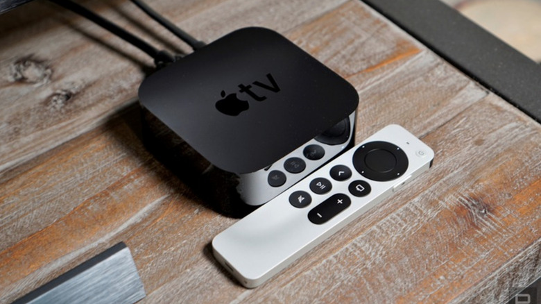 An Apple TV 4K model from 2021.
