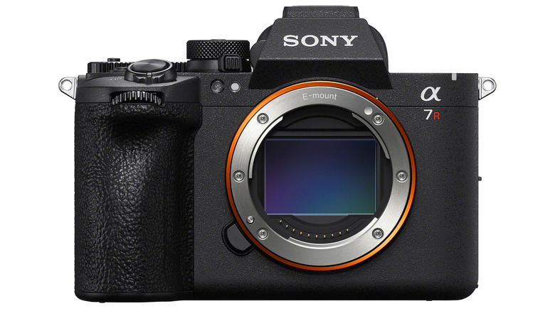 Sony A7R VI camera shown from nan top
