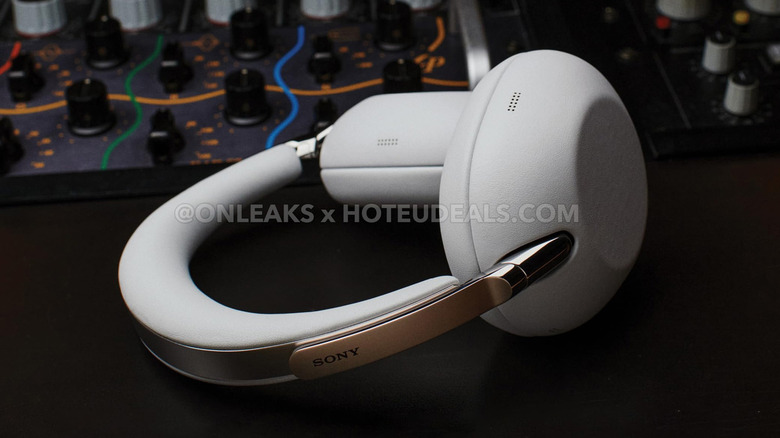 A leaked image of Sony's luxury The ColleXion headphones