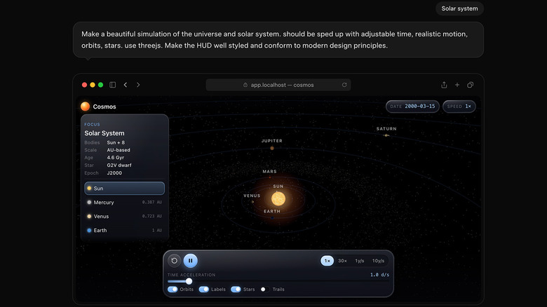 A screenshot of a Grok task.