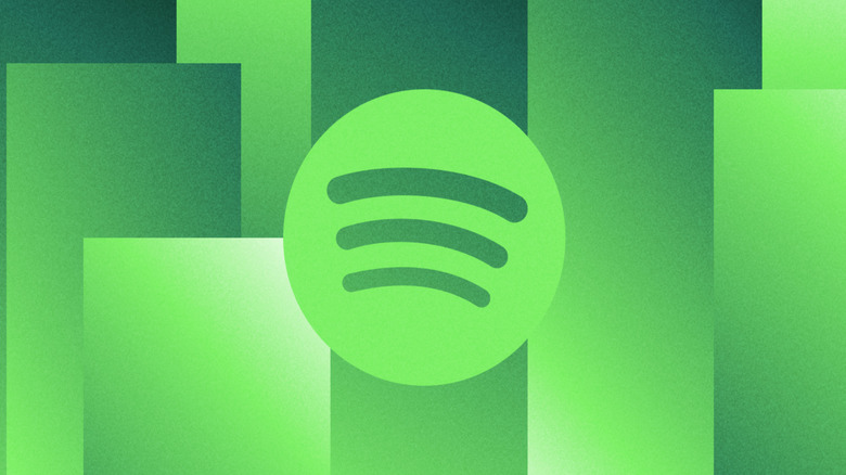 A Spotify logo.