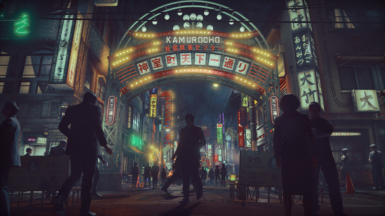 The "Like a Dragon" series' famous Kamurocho district is rendered in a mid-century Japanese aesthetic in the video game Stranger Than Heaven.